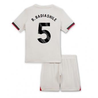 Chelsea Benoit Badiashile #5 Echipament de Fotbal Replică 2025-26 Copii Deplasare (+ Șorturi)